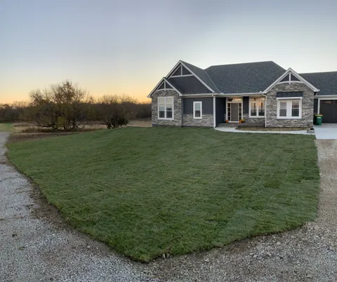 Sod installation after